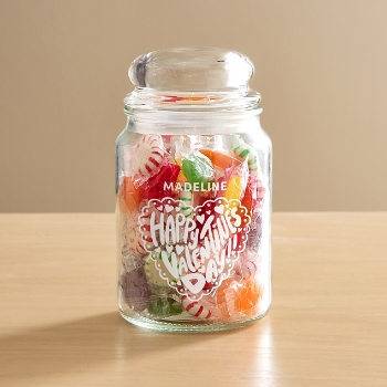 Big Heart Glass Treat Jar