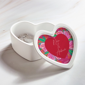 Floral Heart Keepsake Box