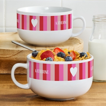 Sweetheart Stripes Bowl