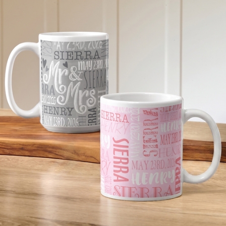 Signature Style Wedding Mug