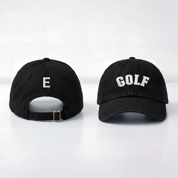 Golf + Initial Embroidered Hat