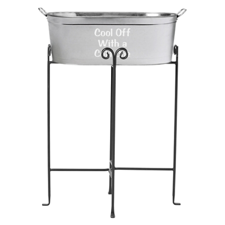 Entertainment Beverage Tub-Any Message with Stand        