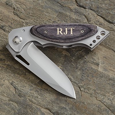 Practically Perfect Pocket Knife-Initials