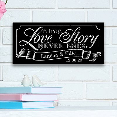 A True Love Story Canvas