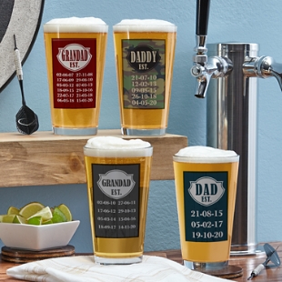 Established Pint Beer Glass