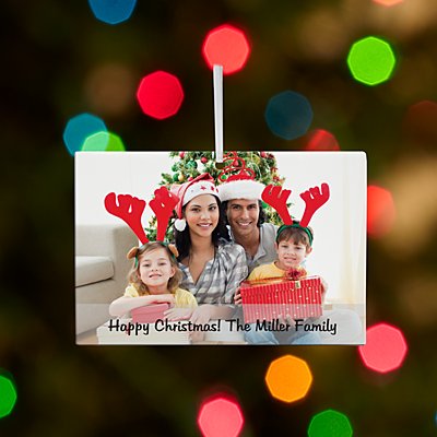 Picture Perfect Message Rectangle Bauble