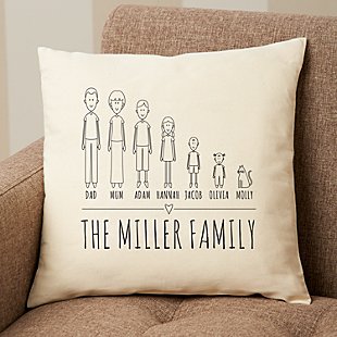 Cast of Characters Family Sofa Cushion