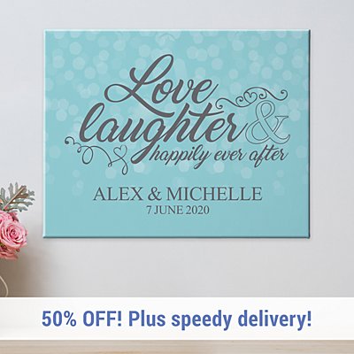 Love & Laughter Canvas