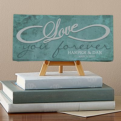 Love You Forever Infinity Canvas