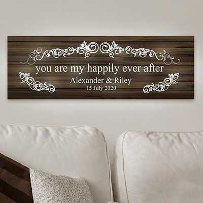 TwinkleBright® LED You Are My Happily Ever After Canvas