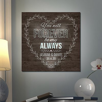 TwinkleBright® LED Forever Be My Always Canvas