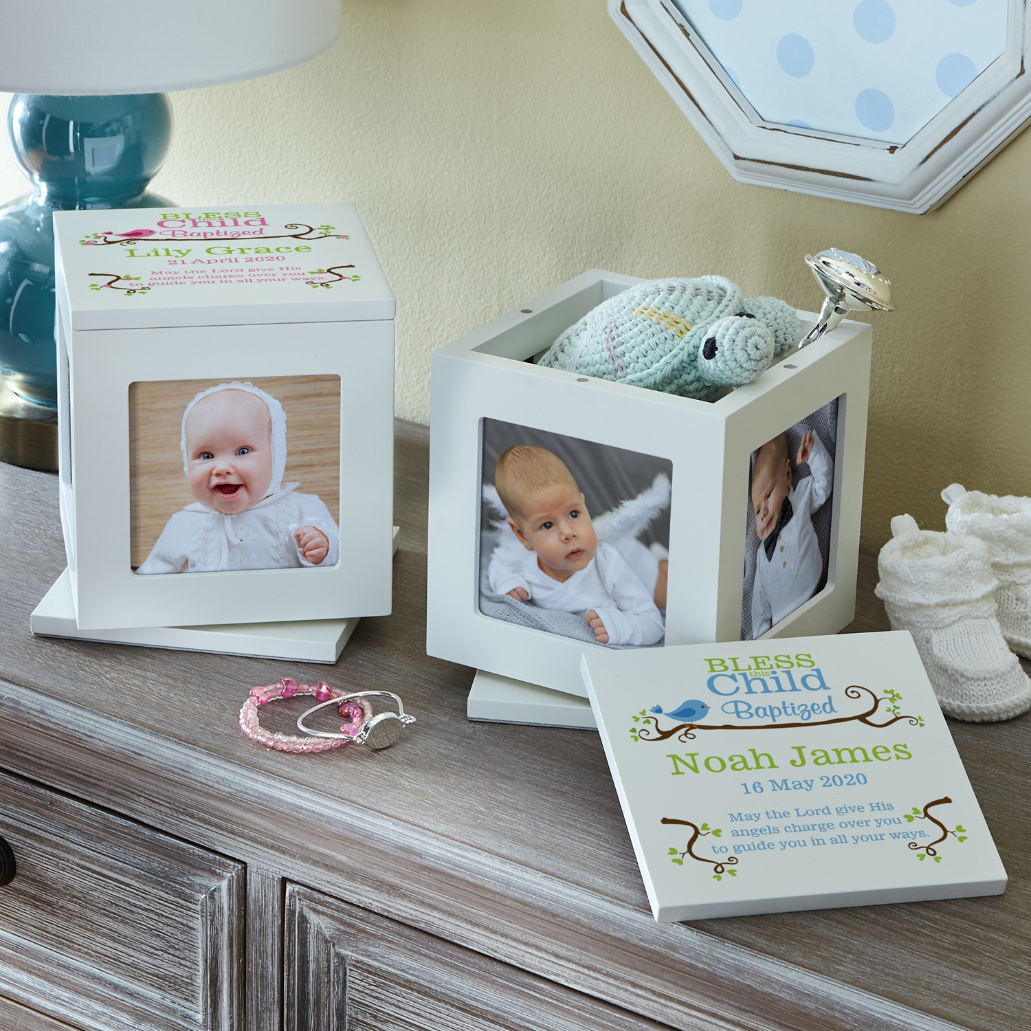 baby girl keepsake box with drawers