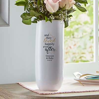 They Loved Happily Ever After Vase