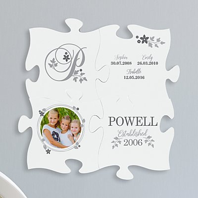 Forever Family Mini Photo Puzzle Piece Set