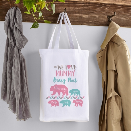 Love Her Beary Mug Tote Bag