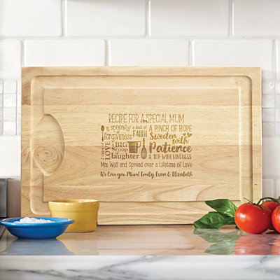 Recipe for a Special Someone Wooden Chopping Board