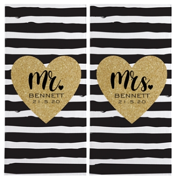 Just Married Beach Towel-Standard Set - Mr. & Mrs.