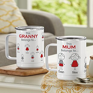 Family Belonging Insulated Coffee Mug