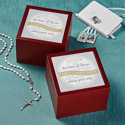 Sacrament Blessings Keepsake Box