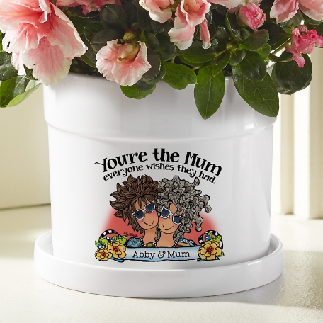 You're the Mum Everyone Wishes They Had Planter with Tray by Suzy Toronto