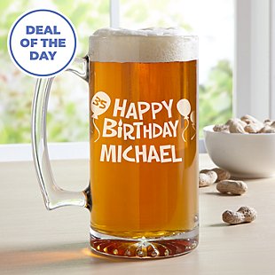 Birthday Oversized Beer Mug