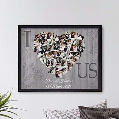 Photos of  Us  Collage Canvas