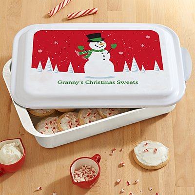 Christmas Snowman Baking Pan