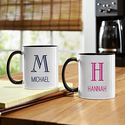 Whimsical Name & Monogram Mug