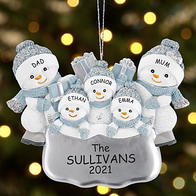 The Original Snow Buddies Santa's Present Family Bauble