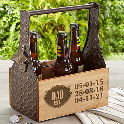 Established Wood Beer Caddy