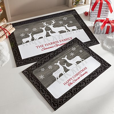 Reindeer Family Doormat