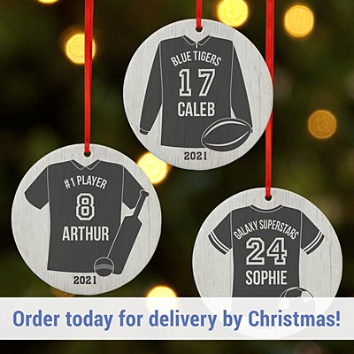 Sports Jersey Bauble