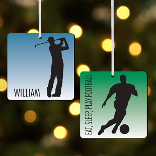 Sports Silhouette Bauble