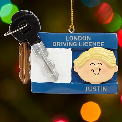 Driving Licence Bauble
