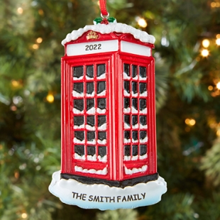 Telephone Box Ornament