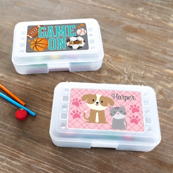 Delightful Graphic Personalized Pencil Case