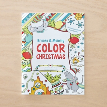 i See Me!® Color Christmas With Me Personalized Coloring Book