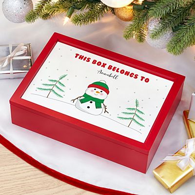Cute Snowman Christmas Eve Box