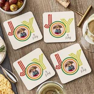 Joy Photo Coasters