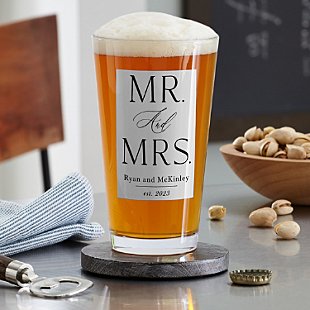 Married Pint Beer Glass