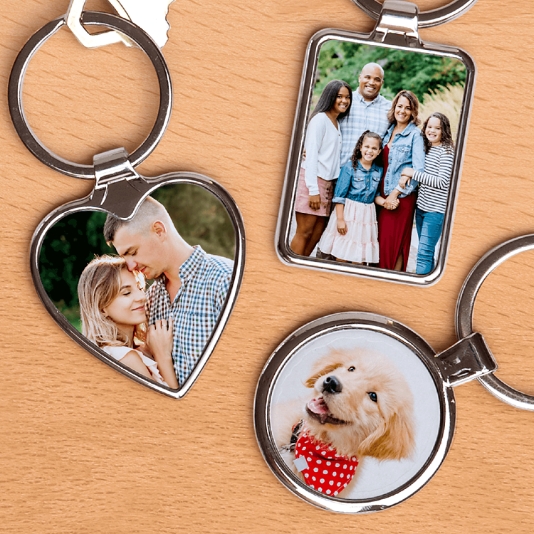 Create Your Own Photo Keyring Personal Creations