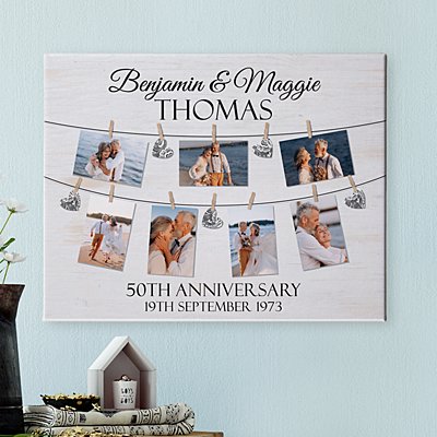 We Belong Together  Anniversary Photo Canvas