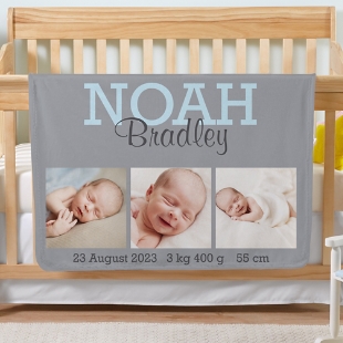 Our Sweet Baby Photo Blanket