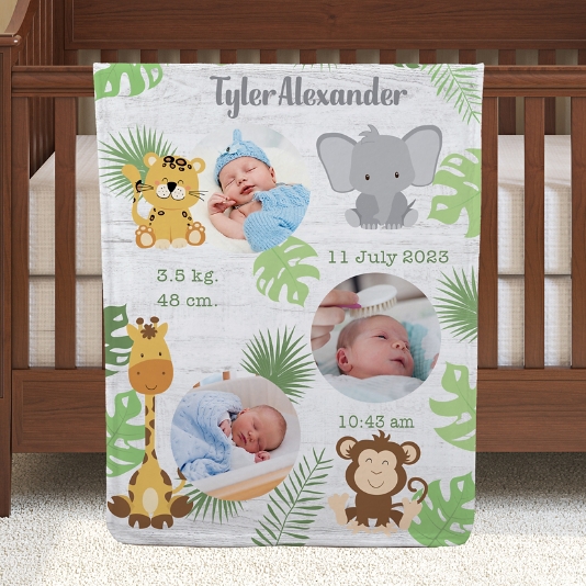 Special Day Photo Baby Blanket Personal Creations