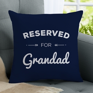 Reserved For Him Cushion