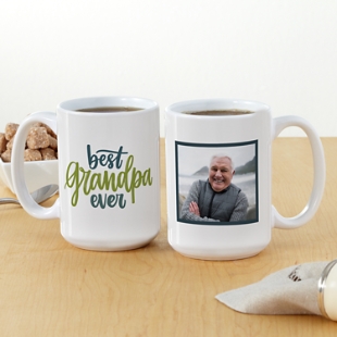 Best Grandpa Ever Photo Mug