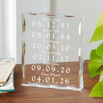 What a Difference a Day Makes Acrylic Block