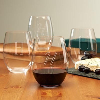 Stemless Wine Glasses (set of four)