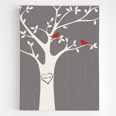 Tree Initials Wall Art