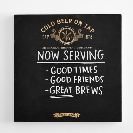 Pub Sign Chalkboard Wall Art